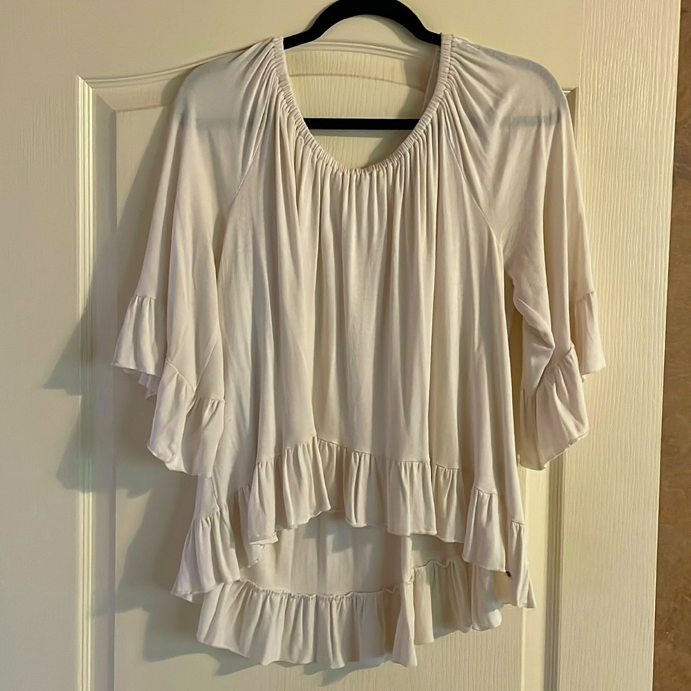 Ruffle tshirt soft and sexy